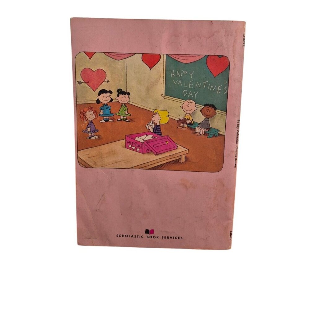 Be My Valentine Charlie Brown 1976 Vintage Comic Book Charles M. Schulz - Picture 6 of 6
